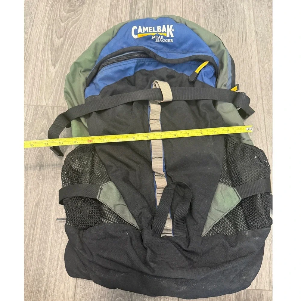 Camelbak Peak Bagger Backpack OS Blue Green Hiking Camping Outdoor Daypack - Picture 8 of 8